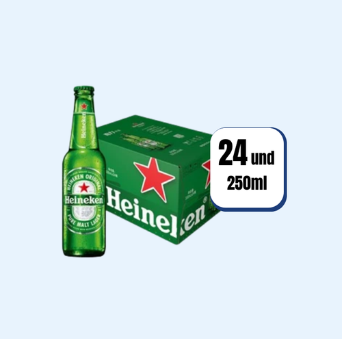 Cerveza Heineken Botella 250ml 24 Und