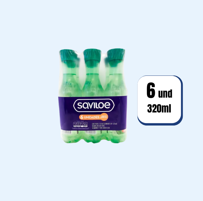 Saviloe 320ml Pet 6 Und