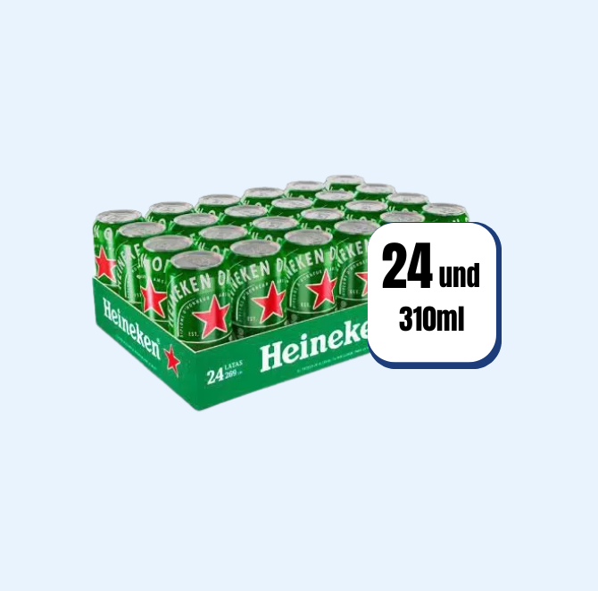 Cerveza Heineken Lata 310ml 24 Und
