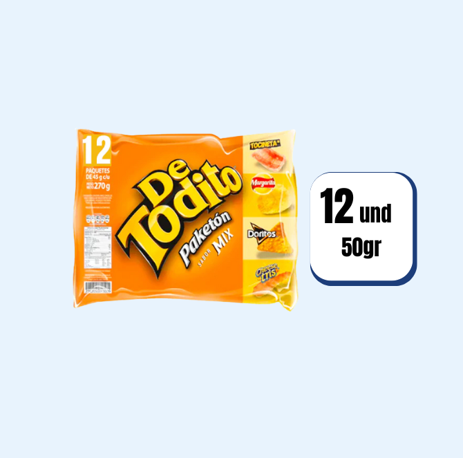 Papas Detodito Mix 50gr 12 Und