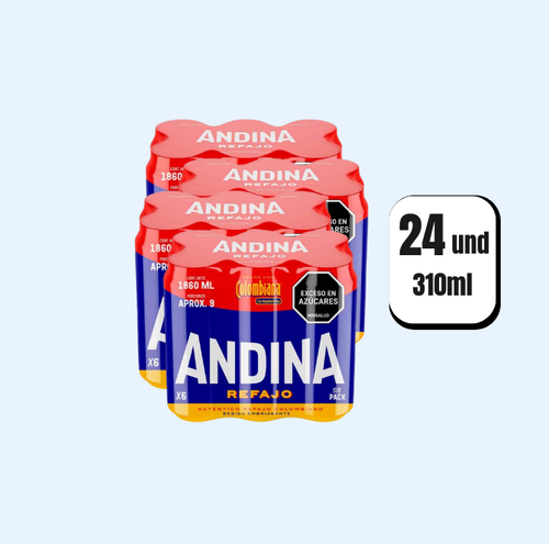 Refajo Andina Lata 310ml 24 Und