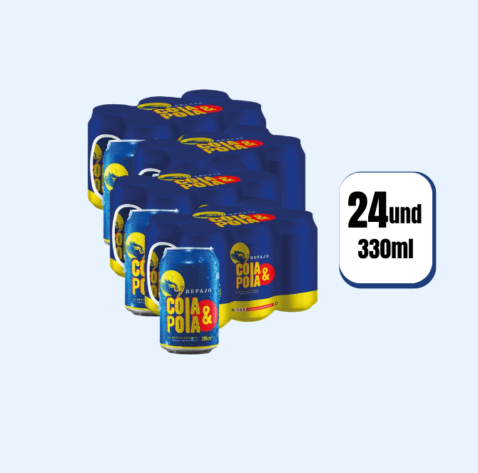 Refajo Cola y Pola Lata 310ml 24 Und
